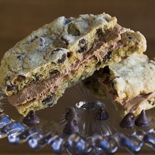 chocolate chip sandwich cookie at alaska cake studio